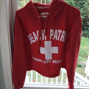 Beach Patrol original trademark hoodie size L
